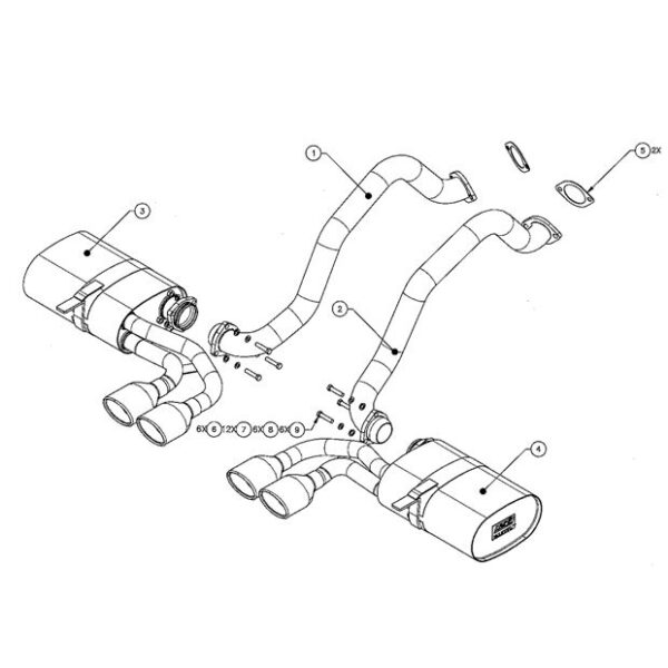 Axle-Back Exhaust System - EC-Type