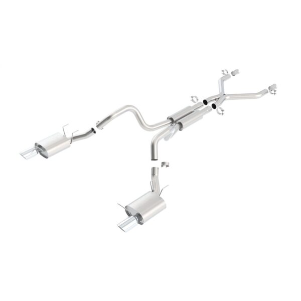 Mustang GT/ Shelby Mustang GT500 2011-2012 Cat-Back Exhaust System S-Type
