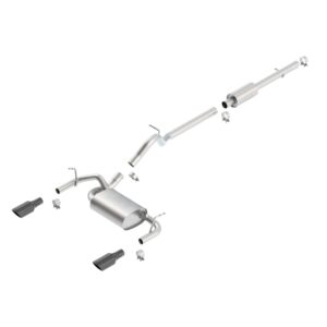 2012-2018 Jeep Wrangler JKU Cat-Back Exhaust System Touring