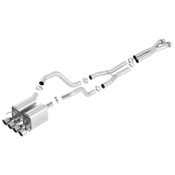 C6 Corvette Z06/ C6 Corvette ZR1 2006-2011 Cat-Back Exhaust System S-Type