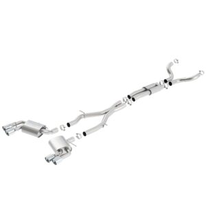 2016-2023 Chevrolet Camaro SS 3 in. With Dual Tips Cat-Back Exhaust System S-Type