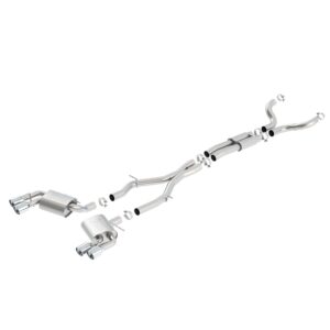 2016-2023 Chevrolet Camaro SS 3 in. With Dual Tips Cat-Back Exhaust System ATAK