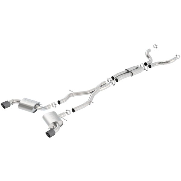2016-2023 Chevrolet Camaro SS 3 in. With Single Tips Cat-Back Exhaust System S-Type