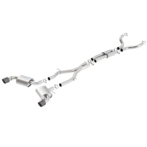 2016-2023 Chevrolet Camaro SS 3 in. With Single Tips Cat-Back Exhaust System ATAK