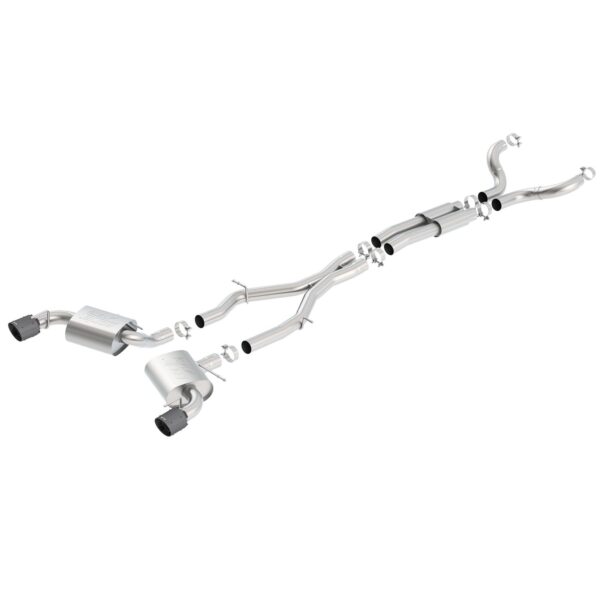 2016-2023 Chevrolet Camaro SS 3 in. With Single Tips Cat-Back Exhaust System ATAK