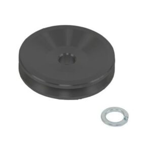 Universal Single Groove Alternator Pulley - Black (4")