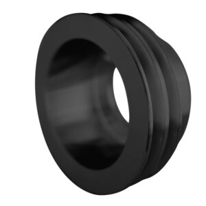 CRANK PULLEY SMALL BLOCK FORD 2V - Black (4 Bolt - Fluidampr)