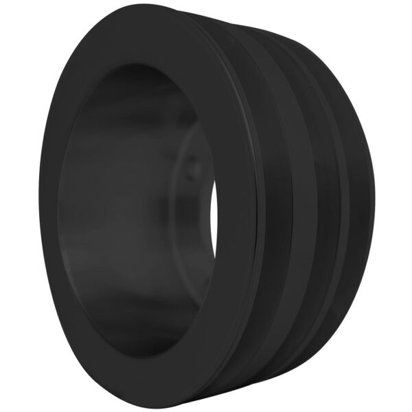 Small Block Ford Crank Pulley - 3V - 4 Bolt, Early - 5.75" - Black