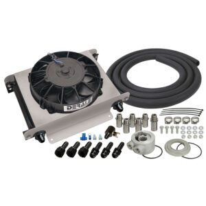 25 Row Hyper-Cool Remote Engine Oil Cooler Kit, -8AN