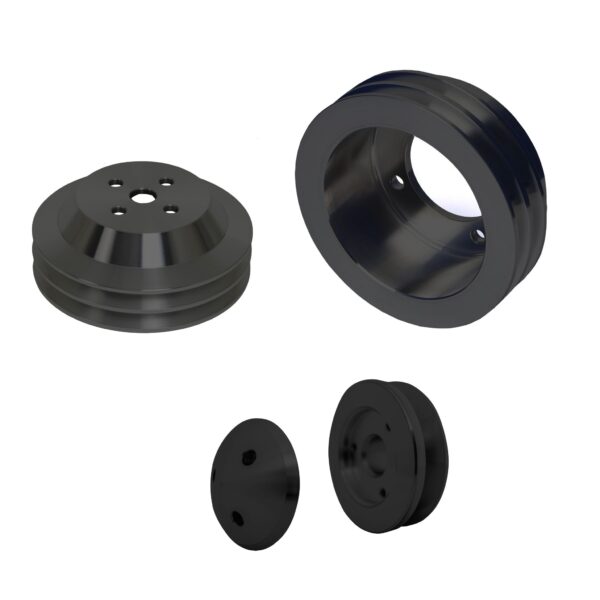 Oldsmobile V-Belt Pulley Kit - Black (2V)