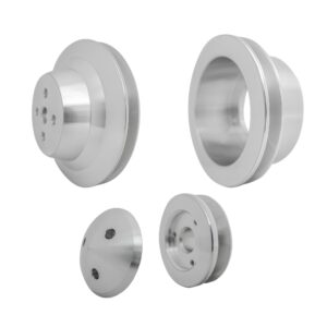 Small Block Ford Pulley Kit, 1V, 4 Bolt, Late