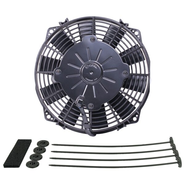 10" High Output Curved Blade Electric Puller Fan