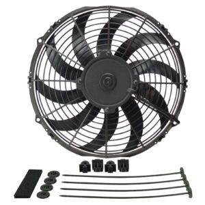 12" High Output Curved Blade Electric Puller Fan