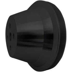 Small Block Ford Water Pump Pulley - 1V, ALT Only Configs - Black