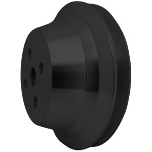 Small Block Ford Water Pump Pulley - Late - 1V - Alt Only Configurations - Black