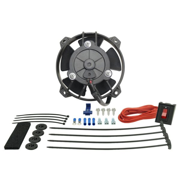 4" Tornado Electric Puller Fan, Premium Mounting Kit