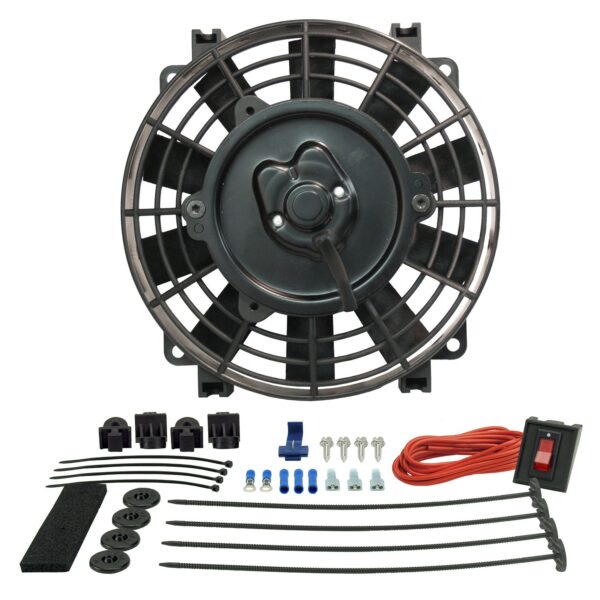 8" Tornado Electric Puller Fan, Premium Mounting Kit