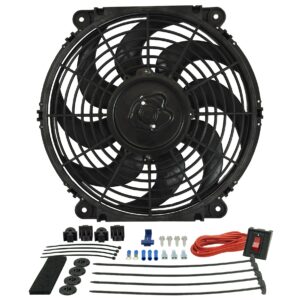 12" Tornado Electric Puller Fan, Premium Mounting Kit