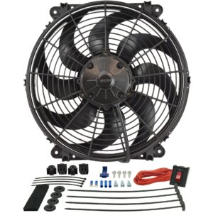 14" Tornado Electric Puller Fan, Premium Mounting Kit