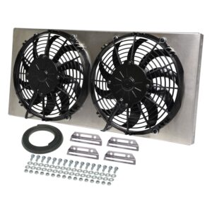 Powerpack -High Output Dual 10" Electric RAD Fan/Aircraft quality alum. shroud