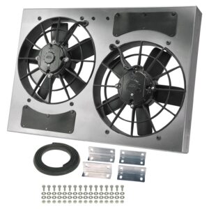 Powerpack - High Output Dual 11" Electric RAD Fan/Aluminum Shroud Kit