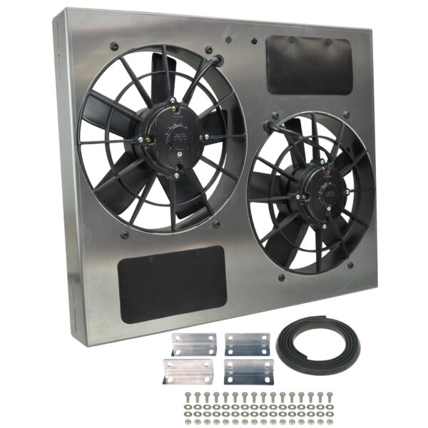 Powerpack - High Output Dual 11" Electric RAD Fan/Aluminum Shroud Kit