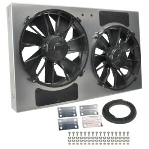 Powerpack - High Output Dual 12" Electric RAD Fan/Aluminum Shroud Kit