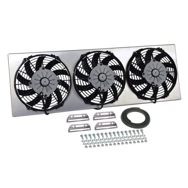 Powerpack - High Output Triple 9" Electric RAD Fan/Aluminum Shroud Kit