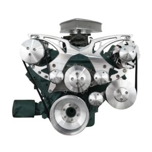 Big Block Buick Style Track Serpentine Kit - AC & PS