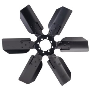 19" Standard Rotation Fan Clutch Fan, Black