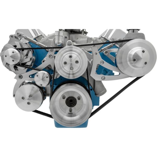Ford FE Serpentine System - PS & AC