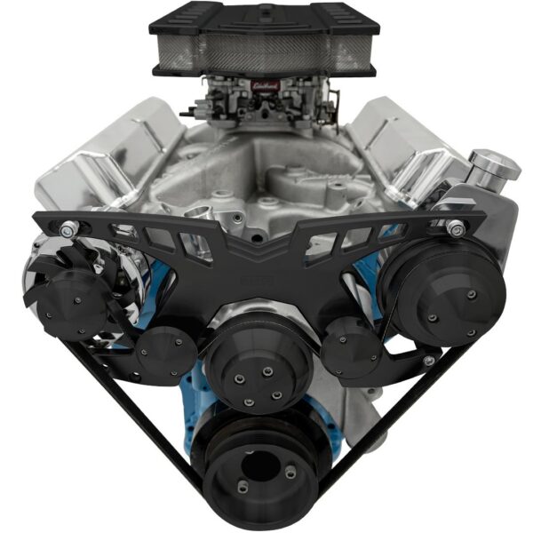 Ford FE Pro Track Serpentine System - PS-Key - Black