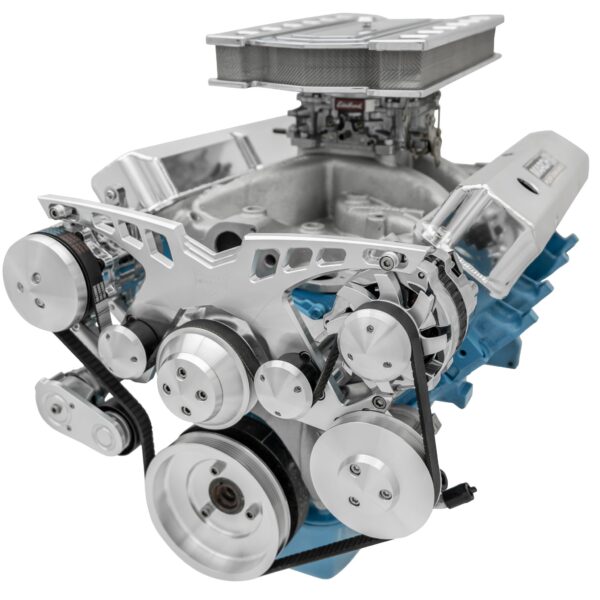 Ford FE Pro-Track Serpentine System - AC & PS