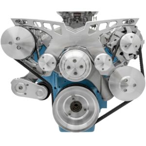 Ford FE Pro-Track Serpentine System - AC & PS