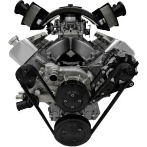 Chevy LS Pro Track Serpentine System - ALT Only - Black