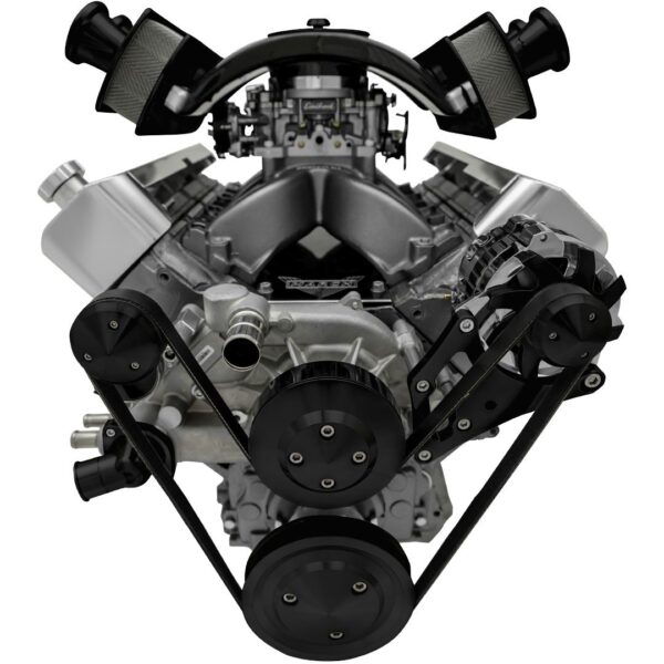Chevy LS Pro Track Serpentine System - ALT Only - Black