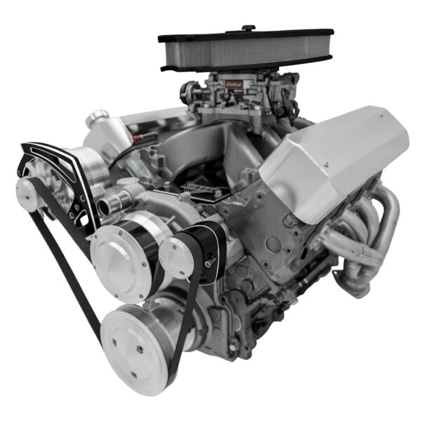 Chevy LS Style Track - Alternator Only - Black Onyx