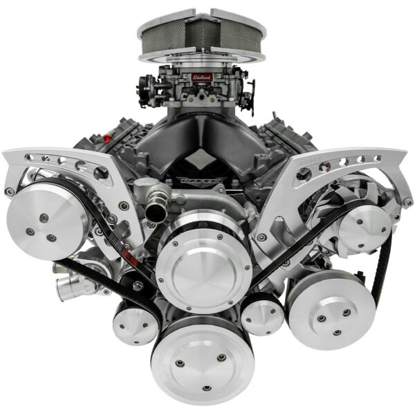 Chevy LS Revolver Serpentine System - AC & PS - Chrome