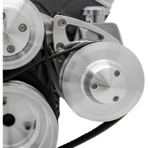 Big Block Chevy Ultra Power Steering Bracket - LWP - Silver