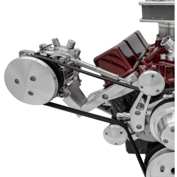 Small Block Chevy Outward Ultra AC Bracket - SWP - Passenger