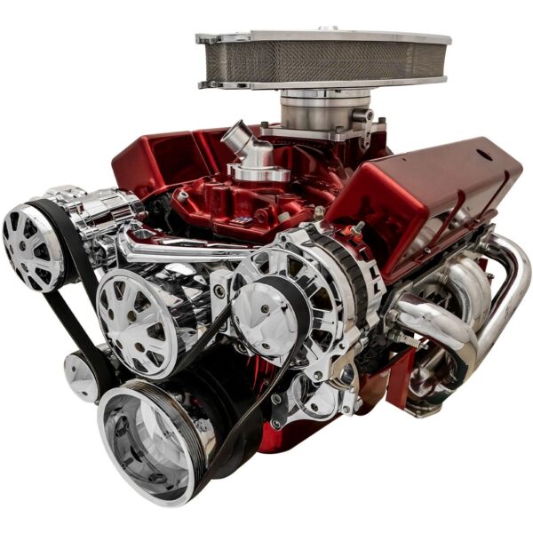 Small Block Chevy Ultra Serpentine System - All Inclusive - AC & ALT - Chrome