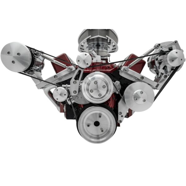 Small Block Chevy Serpentine Conversion Ultra - SWP - Reverse, Outward - GMT2
