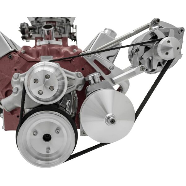 Big Block Chevy Serpentine High Flow Conversion Deluxe - Outward - Saginaw-Key