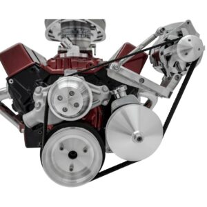 Small Block Chevy High Flow Serpentine Conversion Ultra, Outward - Saginaw-Key
