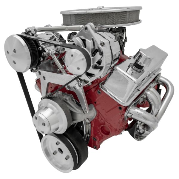 Small Block Chevy High Moutn Serpentine Conversion - AC & ALT