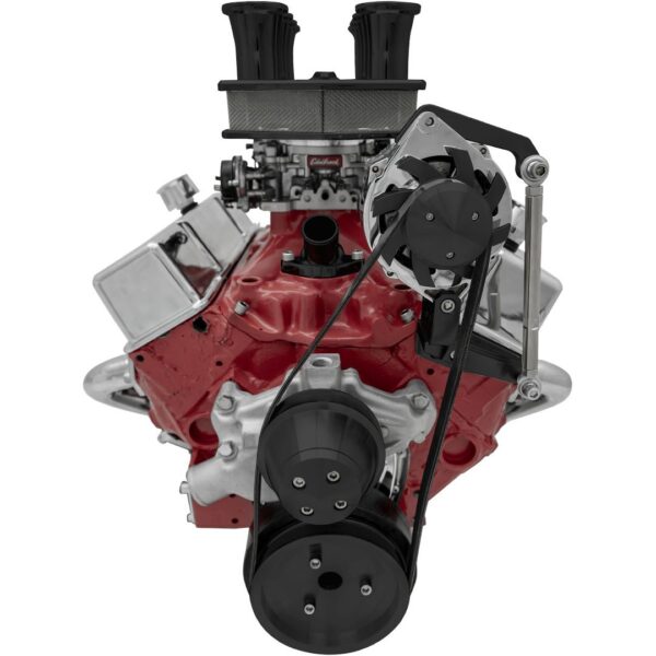 Big Block Chevy Serpentine Conversion - Inward - SWP - AC & ALT - Black