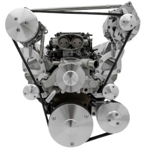 Chevy LT1 Gen II Serpentine Conversion - High Mount - AC & PS - Corvette - GMT2
