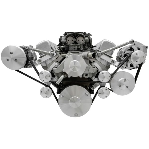 Chevy LT1 Gen II Serpentine Conversion - Outward - AC & PS - GMT2 - Corvette