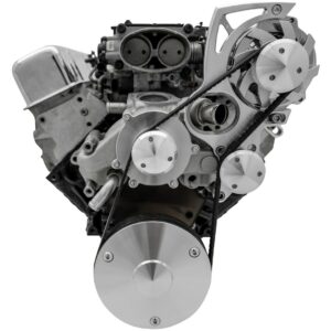 Chevy LT1 Gen II Serpentine Conversion - High Mount - ALT Only - Chrome