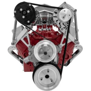 Small Block Chevy Serpentine Conversion Deluxe - AC & ALT - SWP